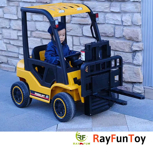 2020 New Kids Electric Forklift Construction Toy Car