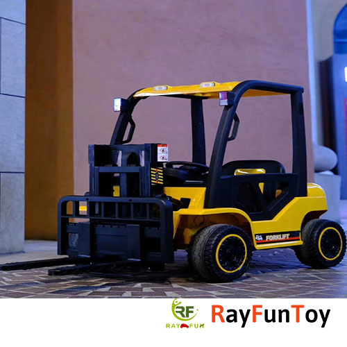 2020 New Kids Electric Forklift Construction Toy Car