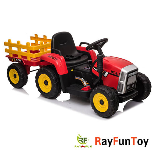 2020 New Tractor with Trailer Ride On Truck Toy Car