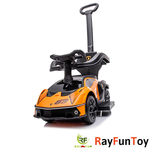 Lamborghini Essenza SCV12 Ride On Foot to Floor Sliding Car Push Car with Push Handle