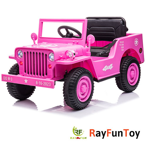 Jeep Ride On Car 12V Power Wheels With Remote Pink 