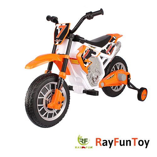 12V Kids Electric Ride On Motorbike Dirt Bike Battery-Powered Ride-On Toy