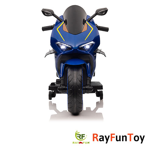 Kids Motorcycle 24V Ride-on Motorcycle with Gas Handle Foot Brake Light-Wheel Kids Ride on Toys
