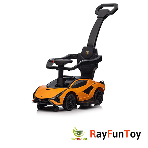 Officially Licensed LamborghiniFoot-to-Floor 2-IN-1 Ride On Push Car,