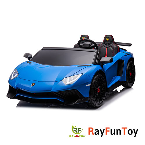 24V 2 seater Kids Ride on Car Lamborghini Aventador SV w/ Remote Control