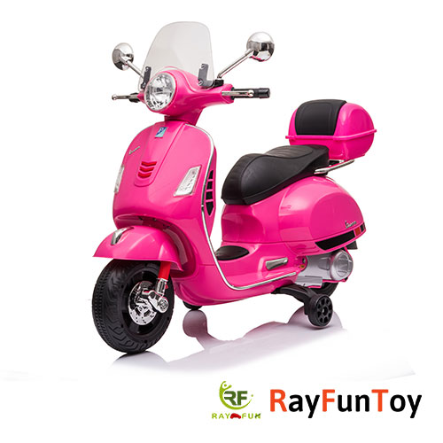 12V Vespa Licensed Motorcycle for Kids